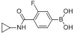 4-(Cyclopropylcarbamoyl)-3-fluorophenylboronic acid