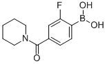 2-FLUORO-4-(PIPERIDINE-1-CARBONYL)PHENYLBORONIC ACID