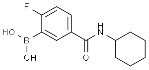 [5-(Cyclohexycarbamoyl)-2-Fluorophenyl]Boronic Acid