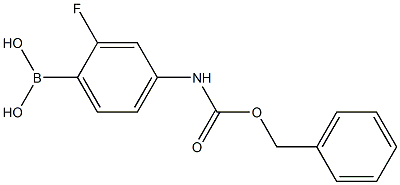 4-(苄氧羰基氨基)-2-氟苯硼酸