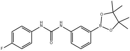 1-(4-fluorophenyl)-3-(3-(4,4,5,5-tetramethyl-1,3,2-dioxaborolan-2-yl)phenyl)urea