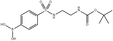 (4-(N-(2-((叔丁氧基羰基)氨基)乙基)氨磺酰基)苯基)硼酸