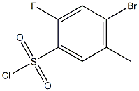 4-溴-2-氟-5-甲基苯-1-磺酰氯化