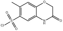 7-methyl-3-oxo-3,4-dihydro-2{H}-1,4-benzoxazine-6-sulfonyl chloride