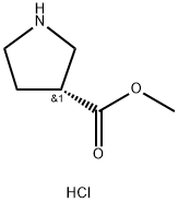 3-Pyrrolidinecarboxylic acid, Methyl ester, hydrochloride, (3R)-