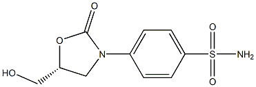 4(5-(Hydroxymethyl)-2-oxo-3-oxazolidinyl)benzene sulfonamide