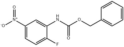 Carbamic acid, (2-fluoro-5-nitrophenyl)-, phenylmethyl ester (9CI)