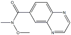 Quinoxaline-6-carboxylic acid methoxy-methyl-amide