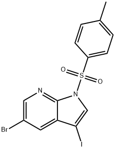 5-溴-3-碘-1-[(4-甲基苯基)磺酰基]-1H-吡咯并[2,3-B]吡啶2,3-B]PYRIDINE