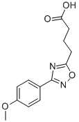 4-[3-(4-甲氧苯基)-1,2,4-恶二唑-5-基]丁酸