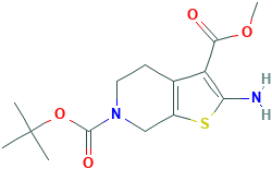 2-氨基-4,7-二氢噻吩并[2,3-C]吡啶-3,6(5H)-二甲酸 6-叔丁酯 3-甲酯