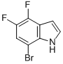 7-bromo-4,5-difluoro-1H-indole