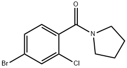 1-[(4-Bromo-2-chlorophenyl)carbonyl]pyrrolidine