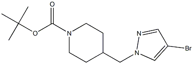 tert-butyl 4-[(4-bromo-1H-pyrazol-1-yl)methyl]piperidine-1-carboxylate