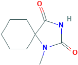 4-dione,1-methyl-3-diazaspiro(4.5)decane-2