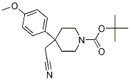 tert-butyl 4-(cyanomethyl)-4-(4-methoxyphenyl)piperidine-1-carboxylate