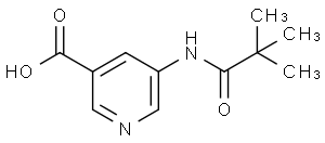 5-[(2,2-二甲基丙烷酰基)氨基]烟酸