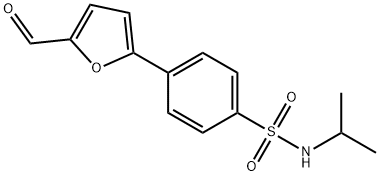 Benzenesulfonamide, 4-(5-formyl-2-furanyl)-N-(1-methylethyl)-