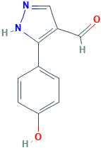 3-(4-Hydroxy-phenyl)-1H-pyrazole-4-carbaldehyde