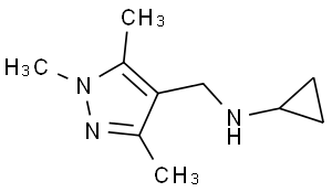 N-[(1,3,5-trimethyl-1H-pyrazol-4-yl)methyl]cyclopropanamine