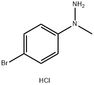 Hydrazine, 1-(4-bromophenyl)-1-methyl-, monohydrochloride