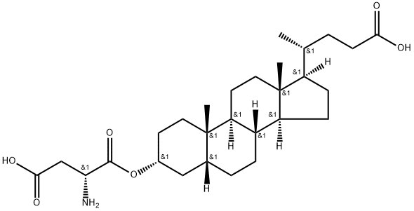 Cholan-24-oic acid, 3-[(2R)-2-amino-3-carboxy-1-oxopropoxy]-, (3α,5β)-