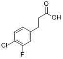 4-chloro-3-fluoroBenzenepropanoic acid