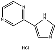 2-(1H-imidazol-5-yl)pyrazine, hydrochloride