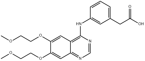 2-(3-((6,7-Bis(2-methoxyethoxy)quinazolin-4-yl)amino)phenyl)acetic acid