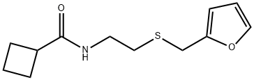 N-{2-[(2-furylmethyl)thio]ethyl}cyclobutanecarboxamide