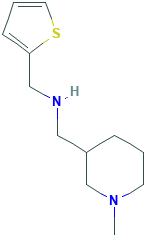 3-Piperidinemethanamine, 1-methyl-N-(2-thienylmethyl)-