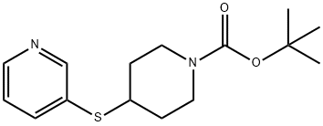 1-Piperidinecarboxylic acid, 4-(3-pyridinylthio)-, 1,1-dimethylethyl ester