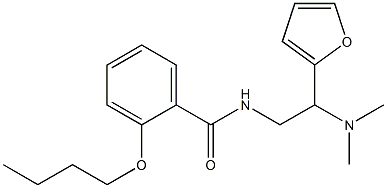 2-butoxy-N-[2-(dimethylamino)-2-(furan-2-yl)ethyl]benzamide