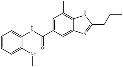 1H-Benzimidazole-5-carboxamide, 7-methyl-N-[2-(methylamino)phenyl]-2-propyl-