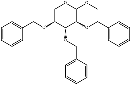 1-O-methyl-2,3,4-tri-O-benzyl β-D-ribopyranose