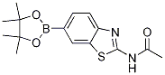 N-(6-(4,4,5,5-四甲基-1,3,2-二氧杂硼杂环戊烷-2-基)苯并[d]噻唑-2-基)乙酰胺