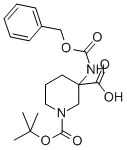 1-BOC-3-CBZ-氨基哌啶-3-甲酸