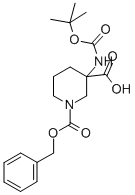 3-Boc-Amino-1-Cbz-piperidine-3-carboxylic acid