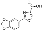 2-BENZO[1,3]DIOXOL-5-YL-OXAZOLE-4-CARBOXYLIC ACID