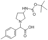 2-(3-BOC-氨基-1-吡咯烷)-2-(4-甲苯基)乙酸