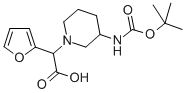 2-(3-BOC-氨基-1-哌啶基)-2-(2-呋喃)乙酸