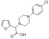 [4-(4-CHLORO-PHENYL)-PIPERAZIN-1-YL]-FURAN-2-YL-ACETIC ACID