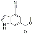 1H-Indole-6-carboxylic acid, 4-cyano-, Methyl ester