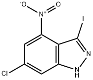 6-CHLORO-3-IODO-4-NITRO (1H)INDAZOLE