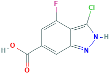 3-CHLORO-4-FLUORO-6-INDAZOLECARBOXYLIC ACID