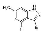 3-BROMO-4-FLUORO-6-METHYL (1H)INDAZOLE