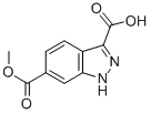 6-(甲氧羰基)-1H-吲唑-3-羧酸