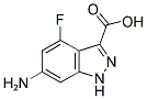 6-Amino-4-fluoro-1H-indazole-3-carboxylic acid