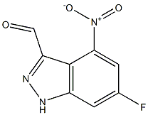 6-FLUORO-4-NITRO-3-(1H)INDAZOLE CARBOXALDEHYDE