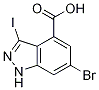 6-溴-3-碘-2H-吲唑-4-羧酸
